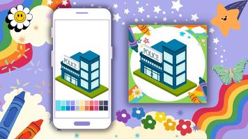 Coloring Book: Police Station 海报
