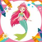 Coloring Book Princess Mermaid アイコン