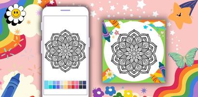 Coloring Book Rangoli Mandala capture d'écran 1