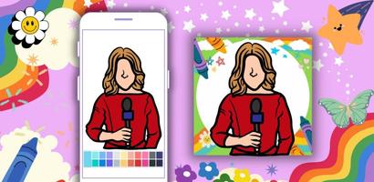 برنامه‌نما Coloring Book: Reporter App عکس از صفحه