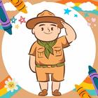 آیکون‌ Coloring Book: Scout Offline