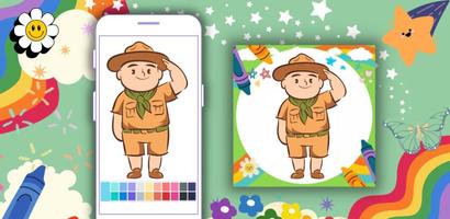 برنامه‌نما Coloring Book: Scout Offline عکس از صفحه