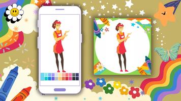 پوستر Coloring Book: Shop Assistant