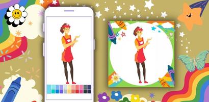 برنامه‌نما Coloring Book: Shop Assistant عکس از صفحه