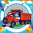 آیکون‌ Coloring Book: Truck Driver