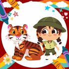 Coloring Book: Zookeeper simgesi