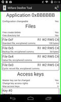 MIFARE DESFire EV1 NFC Tool スクリーンショット 1