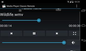 Media Player Classic Remote capture d'écran 1