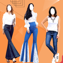 Girls Jeans Photo Suit APK