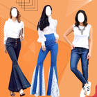 Girls Jeans Photo Suit simgesi