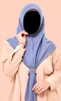 Hijab Scarf Photo Editor Affiche