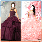 Princess Fashion Dress Montage ícone