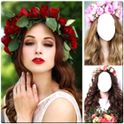 Women Flower Crown Photo Suit 아이콘