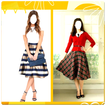 Women Mini Skirt Photo Suit icon