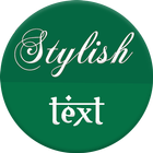 Stylish fonts, text and emojis icône
