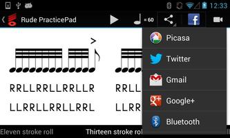 Rude Practice Pad Drum Trainer imagem de tela 3