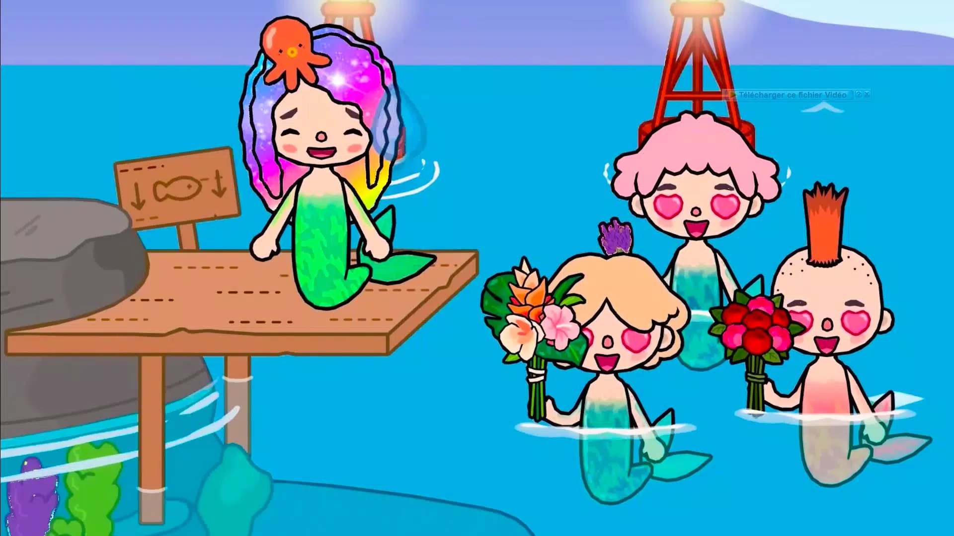 Toca Boca : Mermaid Wallpaper APK for Android Download