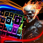 Skull Flame Keyboard Theme アイコン