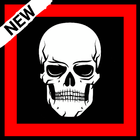 ikon Skull Stickers