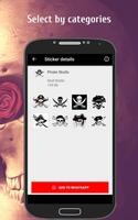 برنامه‌نما Skull Stickers عکس از صفحه