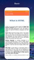 Learn HTML capture d'écran 1