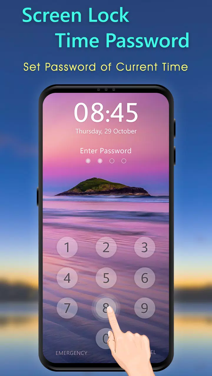 Current Time Lock Screen Android Download