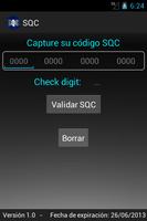Verificador para Códigos SQC screenshot 1