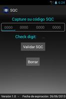 Verificador para Códigos SQC تصوير الشاشة 1