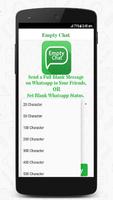 Empty Chat - Send Blank Text اسکرین شاٹ 2