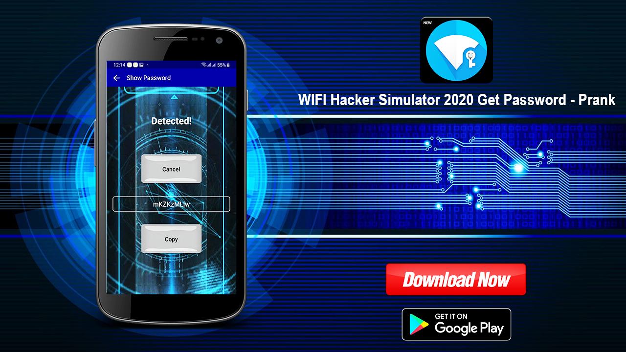 WIFI Hacker Simulator 2020 Get Password - Prank постер.