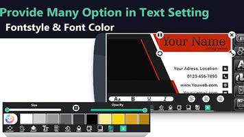Visiting Card Maker ภาพหน้าจอ 3
