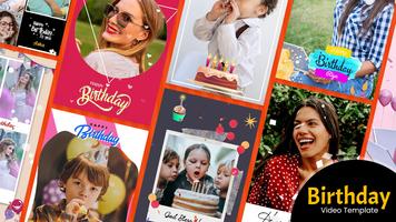 Birthday Video Maker постер
