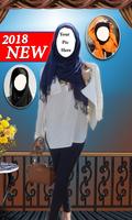 برنامه‌نما Hijab Fashion Suit Photo Editor عکس از صفحه