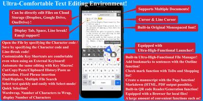 FREE Ultra-High-Functional Text Editor - Wrix Free syot layar 1