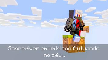 One Block para Minecraft Cartaz