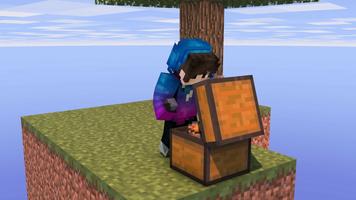 Mapas One Block para Minecraft Poster