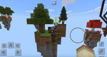 Skyblock map for MCPE - MCPE map Craft your island plakat