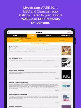 Screenshot 9 for WABE Public Broadcasting App