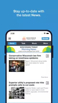 Screenshot 3 for Wisconsin Public Radio App