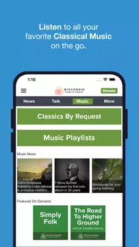 Screenshot 5 for Wisconsin Public Radio App