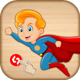 Baby Superhero Jigsaw Puzzle icône