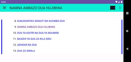 Kitabu cha dua za kila siku 海報