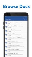 Docx Reader تصوير الشاشة 1