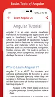 Learn Angular اسکرین شاٹ 5
