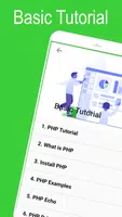 Learn PHP اسکرین شاٹ 1