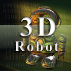 3d Robot .-icoon