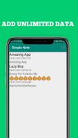 Simple Note capture d'écran 1