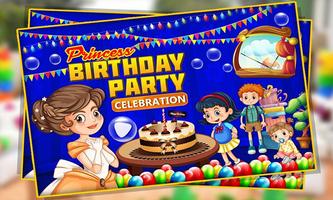 Prinzessin Birthday Party Plakat