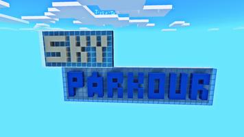 Sky Parkour Map For MCPE Affiche