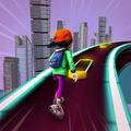 Neon Sky Roller 3D: Real Stake
